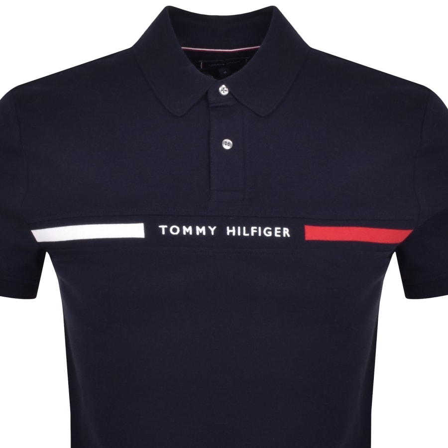 Tommy hilfiger navy polo cheap